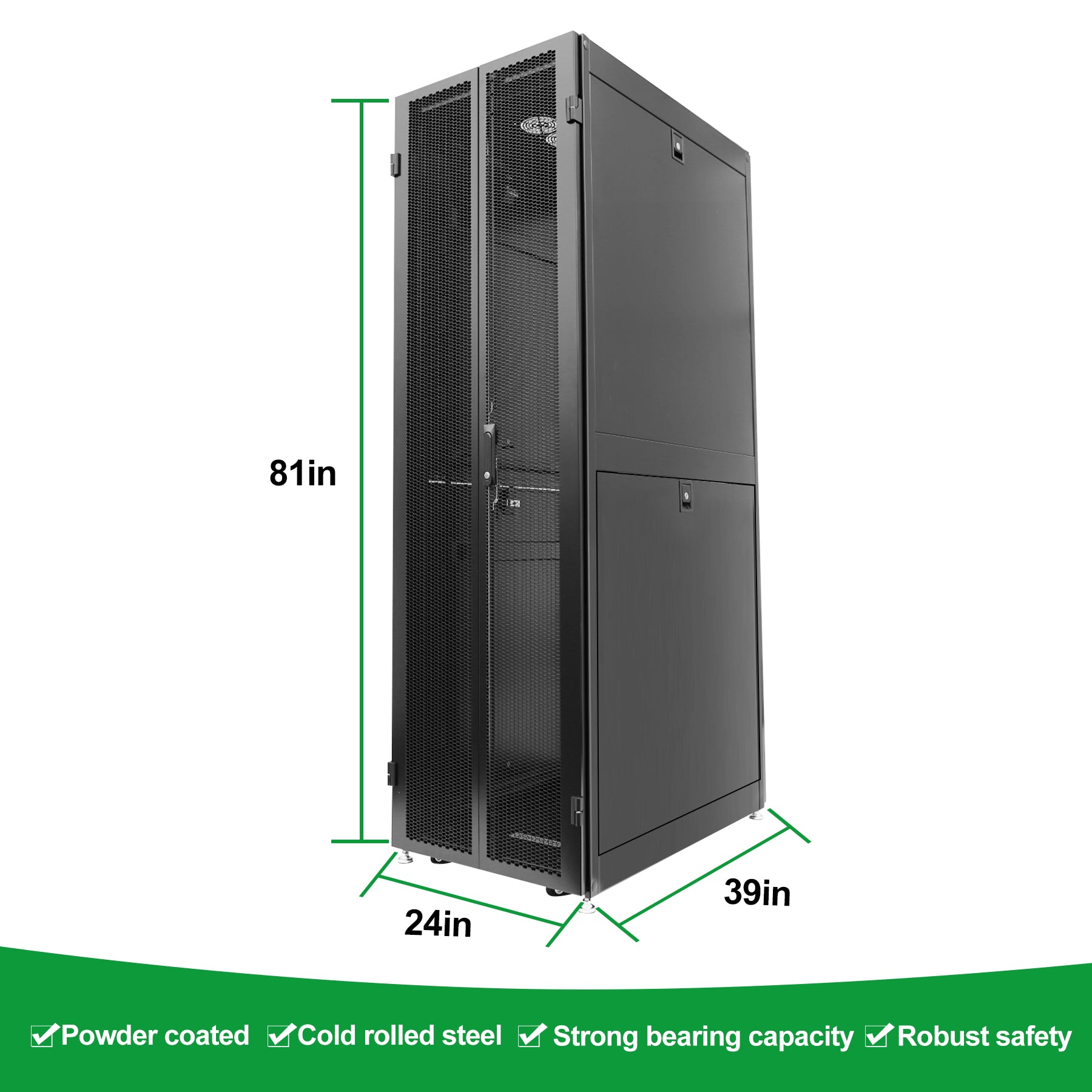 42U Rack Mount Network Data Server Cabinet