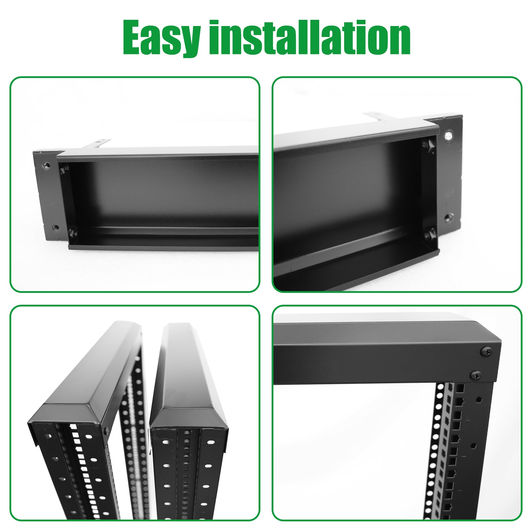 15U 4 Post Open Frame Server Rack Boîtier réseau 23'' - 40 15U 4 Post Open Frame Server Rack Boîtier réseau 23'' - 40